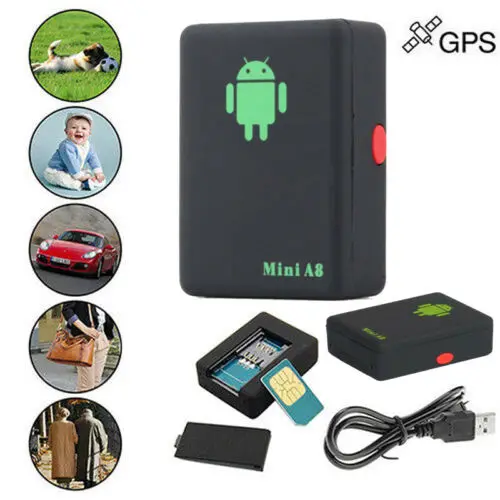 

A8 Mini Portable GPS Tracker Car GPS Tracker Tracking Locator Device Anti-theft Tracker With USB Cable 3C30