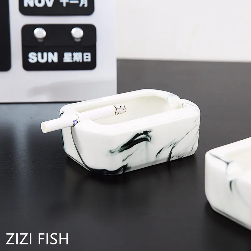 

Northern wind marble ceramic ashtray home furnishing articles sitting room desk cigar ashtray gift for boyfriend