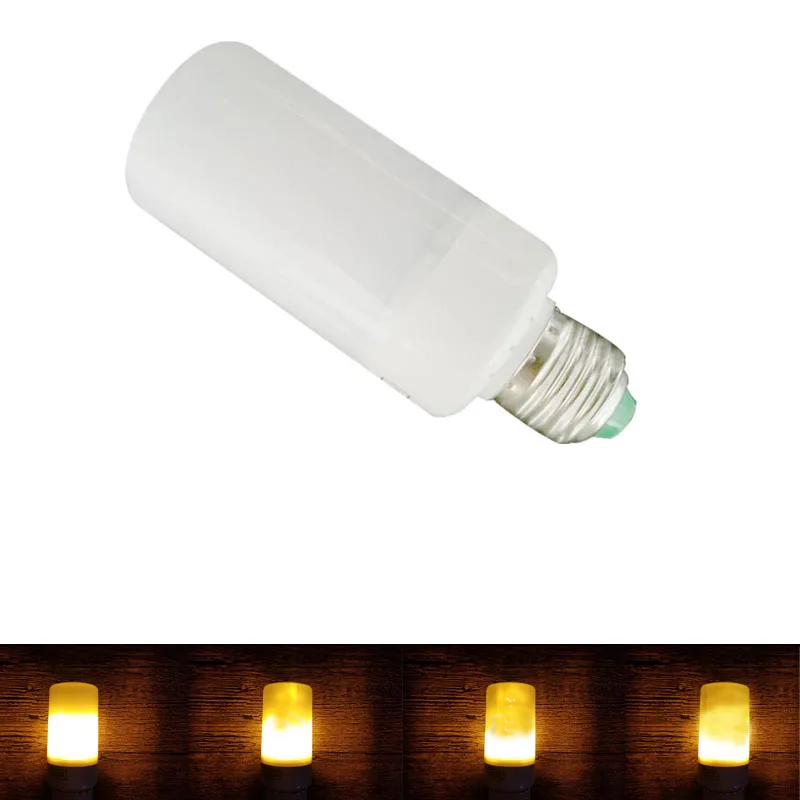 7 W светодиодный лампа E27 пламени затемнения светодиодный свет лампы мерцание дыхание общего освещения режимов 1300 K AC110-240V