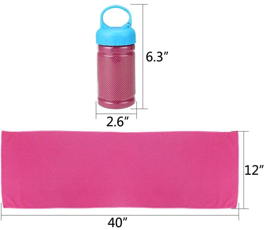 Охлаждающее полотенце для мгновенного охлаждения, многоразовое Впитывающее пот супер мягкое полотенце для спорта, тренировки, фитнеса, плавания, тренажерного зала