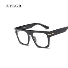 XYKGR, новинка, женские оптические очки для компьютера, оправа, большая оправа, квадратная черная коробка, леопардовая оправа для очков, мужские и женские очки