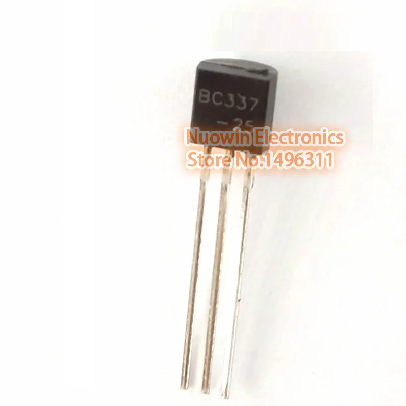 

100pcs BC337 in-line triode transistor TO-92 0.8A 45V NPN
