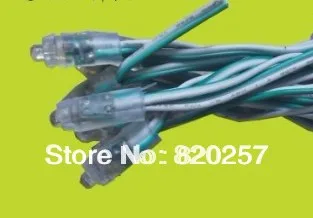

Free shipping 100pcs lot 12mm green color led pixel module IP66 DC5V input 0.1W