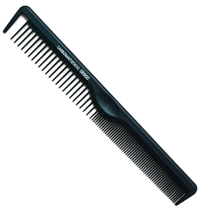 

Pro Haircut Fine Cutting Comb 213*30*5MM Silicon Carbon Large Sectioning Comb Anti Static Brush Barber Tool
