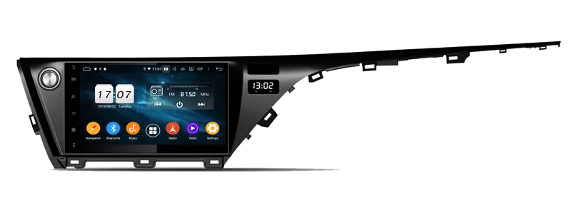 Excellent 10.1" two din android 9.0 car dvd gps player for toyota camry 2018 autoradio gps glonass wifi 4G RAM 64G ROM 2