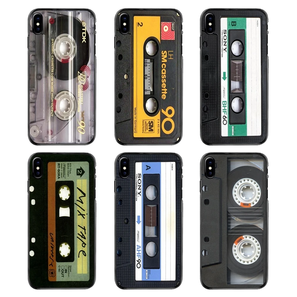 Retro Side Old Style 3310 Tape Cassette Art Phone Bag Case For iPhone 4 4S 5 5S 5C SE 6 6S 7 8 Plus X XR XS Max iPod Touch |