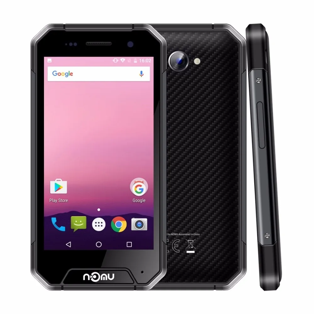 Nomu S30 мини IP68 Водонепроницаемый Android 7,0 мобильный телефон 4," 3 ГБ ОЗУ 32 Гб ПЗУ MTK6737T четырехъядерный 8 Мп пылезащитный 3000 мАч смартфон - Цвет: Черный
