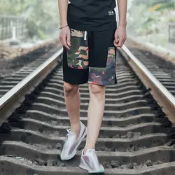 2019 камуфляж шить фитнес Для мужчин шорты хип-хоп брендовая одежда короткие masculino уличная военные шорты для бега Для мужчин M-3XL