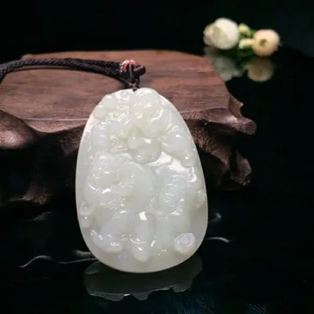 

Ring and Tian Yuhua Open Rich Pendant h41#