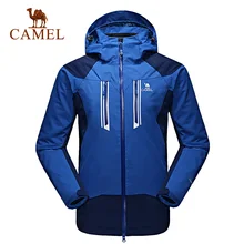 Camel for outdoor Men outdoor jacket windproof thermal outdoor jacket three-in twinset
