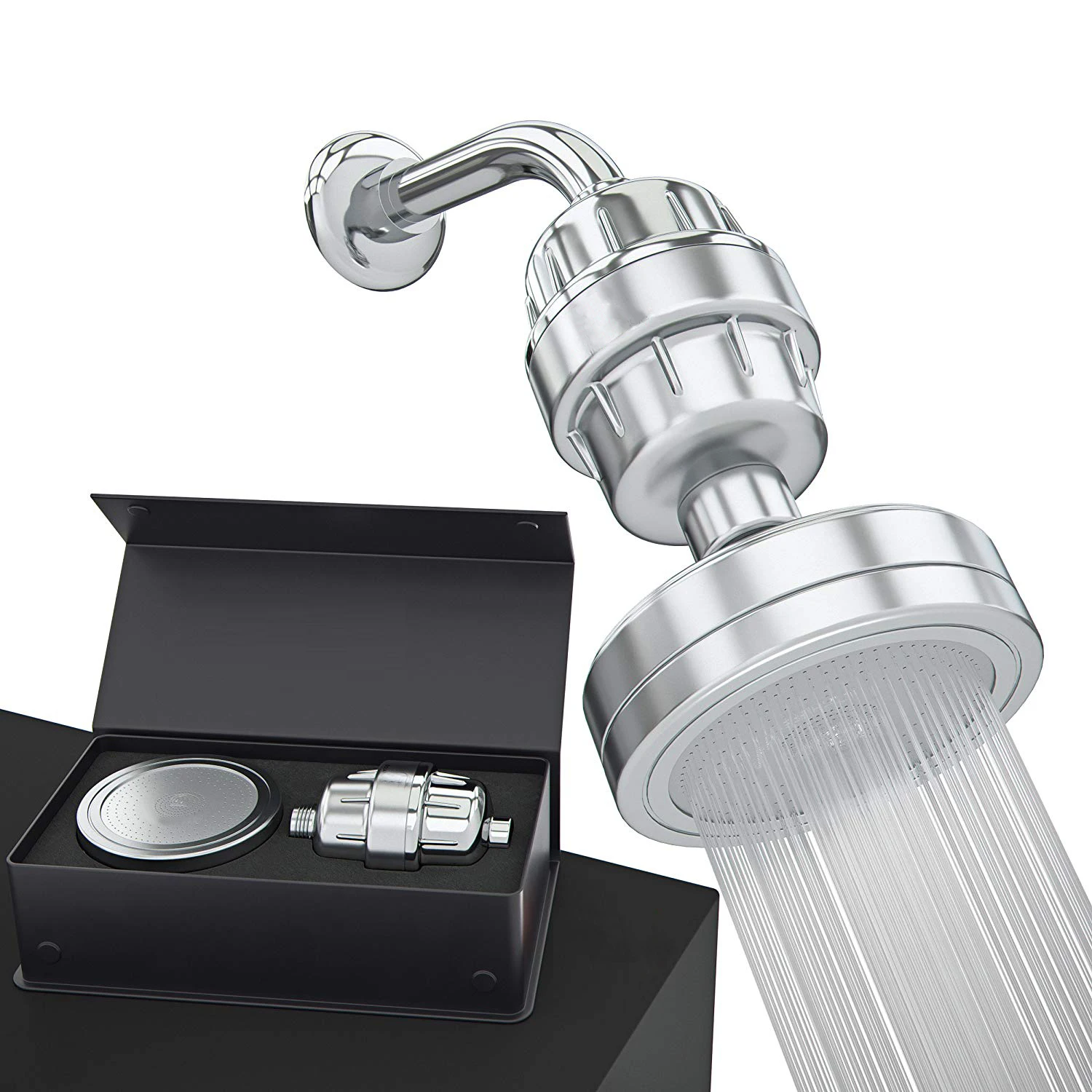 Quality Aluminum Bathroom Shower Head Filter Pressure ...