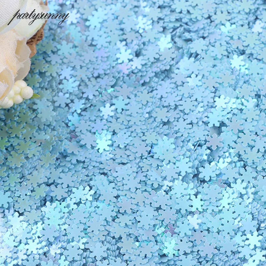 Snowflake Sequins Santa Claus Ornaments Christmas Tress Holiday Party Home Decor DIY Clothing Accessories Crafts
