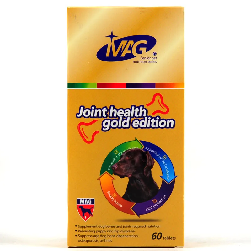 British MAG Joint Health Gold Edition 60 dog pet health care products