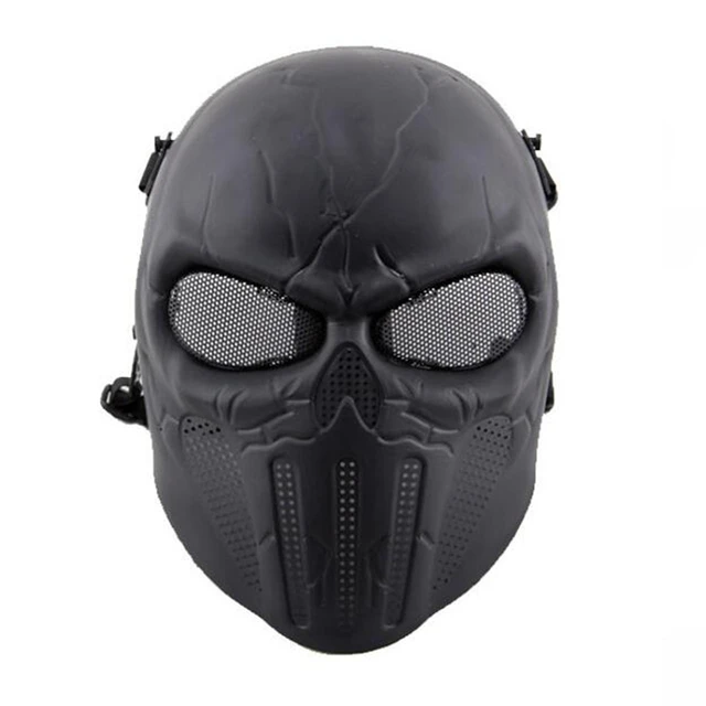 Punisher Mask Ear protective Full Face Adult CS Wargame Airsoft