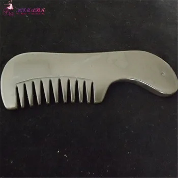 

HIMABM 1 Pcs bian stone head massager comb health care Guasha comb traditional medicine stones skin slimming beauty health tools