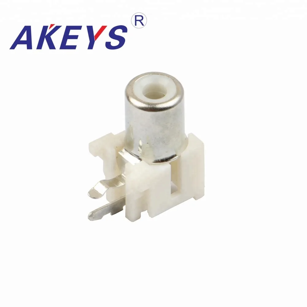 

20PCS AV-8.4-5 Audio Video AV Concentric Connector Female RCA Socket WHITE