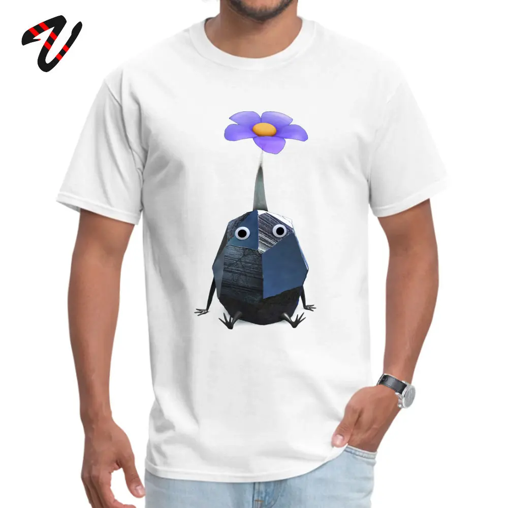Rock Pikmin Design Summer Autumn 100% Cotton Round Neck Mens Tops Shirt Classic Tee Shirts Cheap Short Sleeve T Shirts Rock Pikmin -29462 white