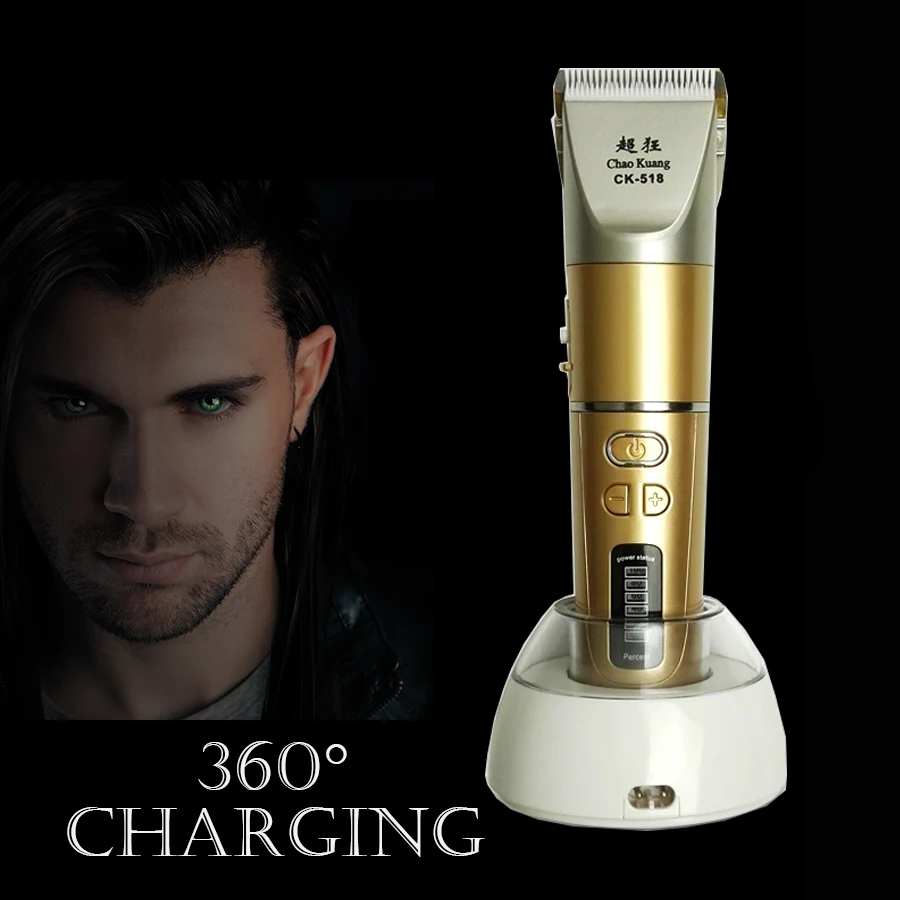 Electric Rechargeable Hair Trimmer Clipper Haircut Hair Cutting Machine