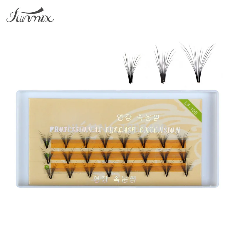 

2017 mink Lashes New paragraph lengthen winged eyelashes dovetail shape False Eyelash Extension