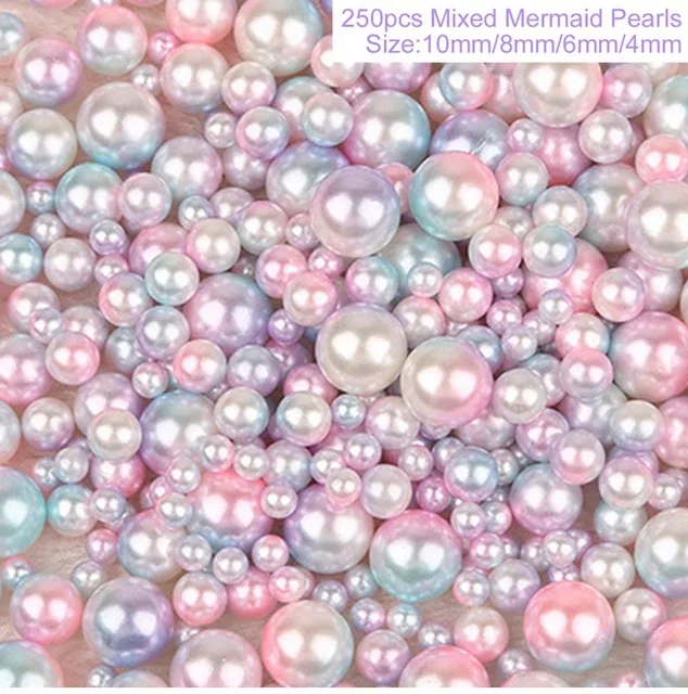 Mermaid Pearl 2 Вечерние коробки для конфет с изображением Русалочки FENGRISE, украшенные русалочкой на день рождения, детские товары для вечеринок на день рождения, 1 год, декор для дня рождения - Цвет: Mermaid Pearl 2
