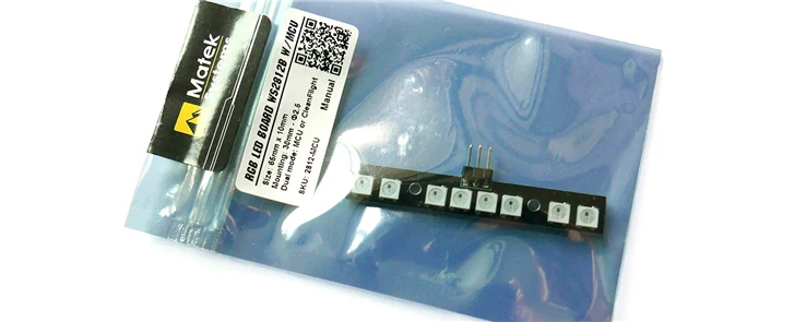 Matek RGB светодиодный WS2812B W/ MCU с микроконтроллером (MCU)|shaft sensor|shaft sleeveshaft coupling |