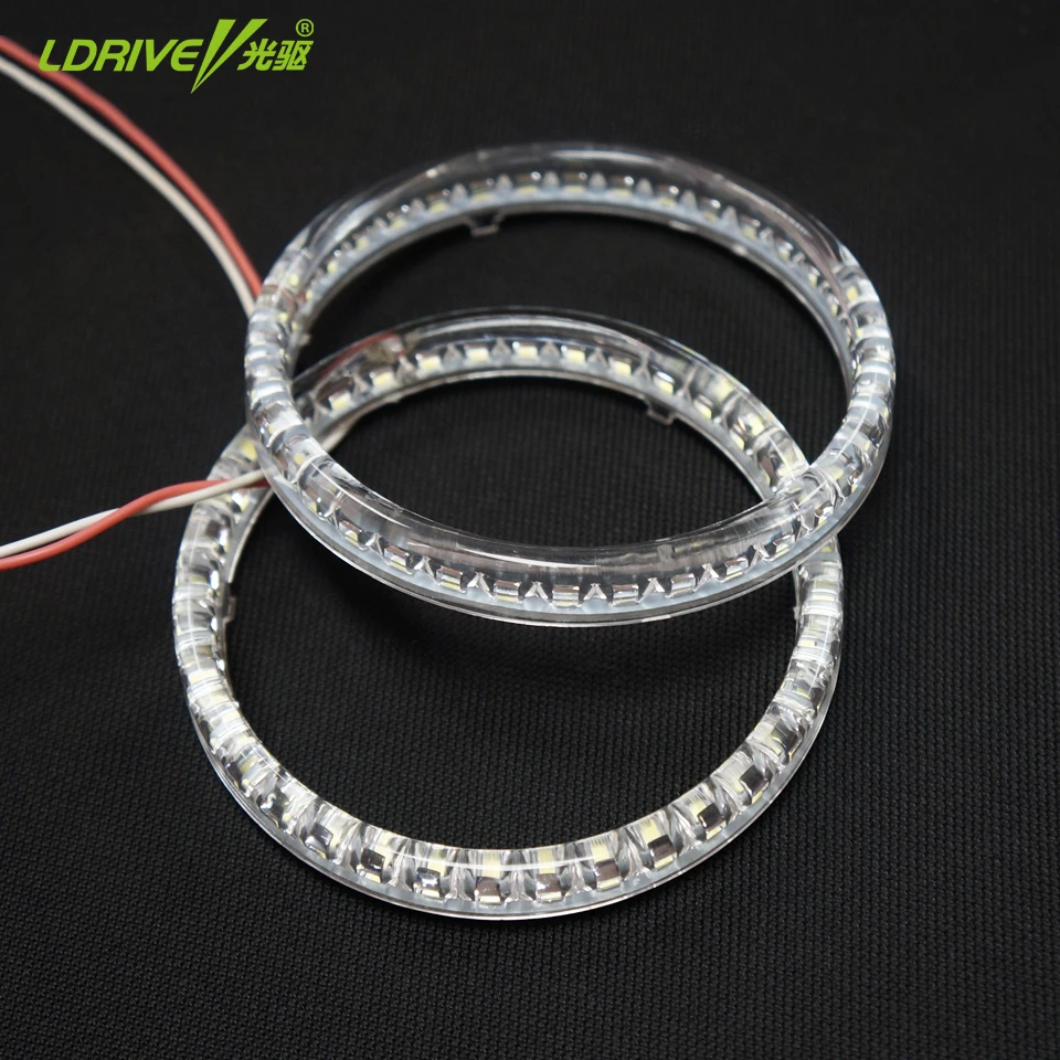 2 шт. автомобильный Стайлинг 3014 SMD светодиодсветодиодный кольца с ореолом 95 мм