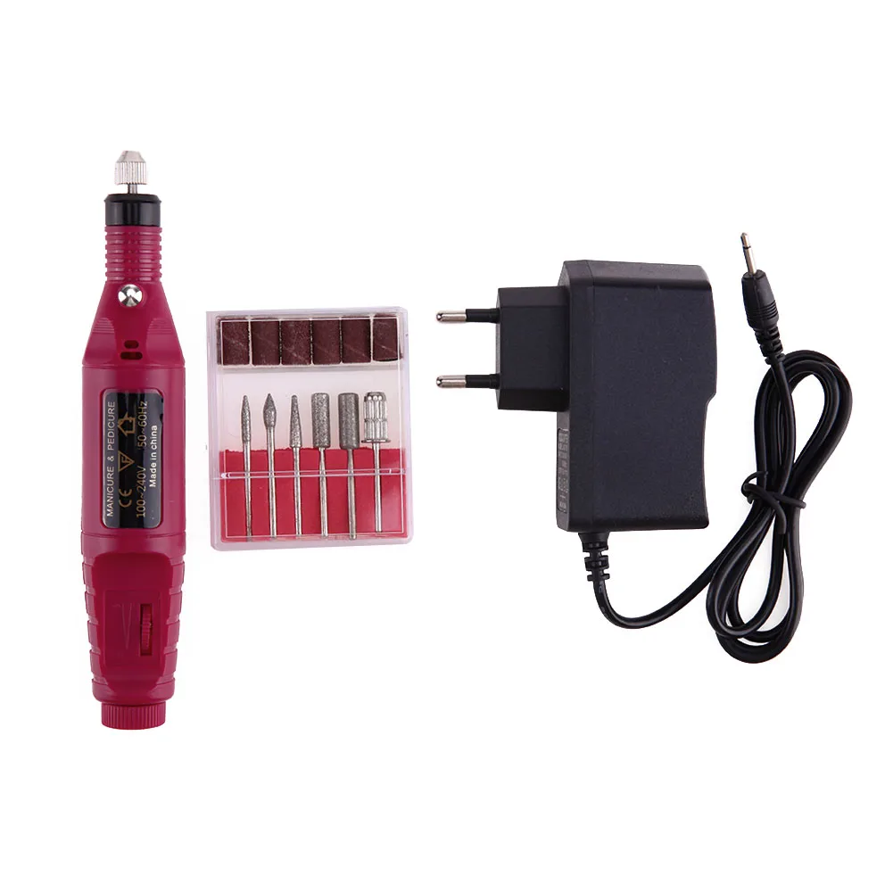 Nail Art Drill Set 6 Bits Electric Grinding Machine Sander Sanding