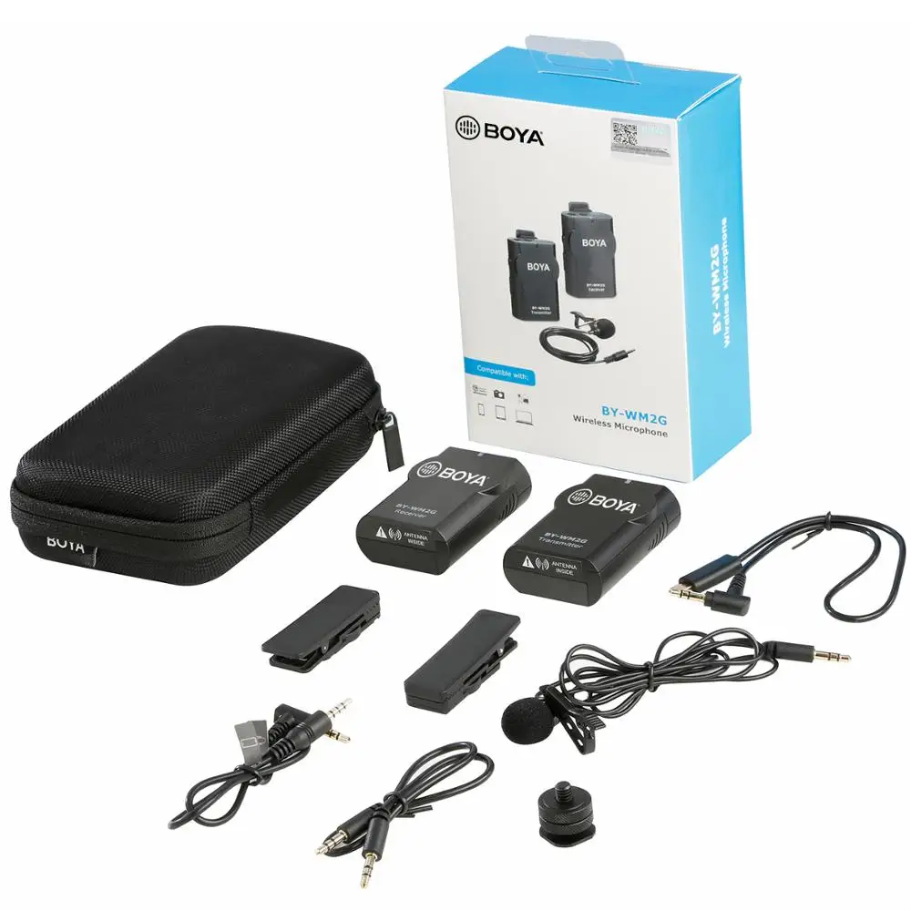 BOYA Lavalier Wireless Microphone with GoPro Cable