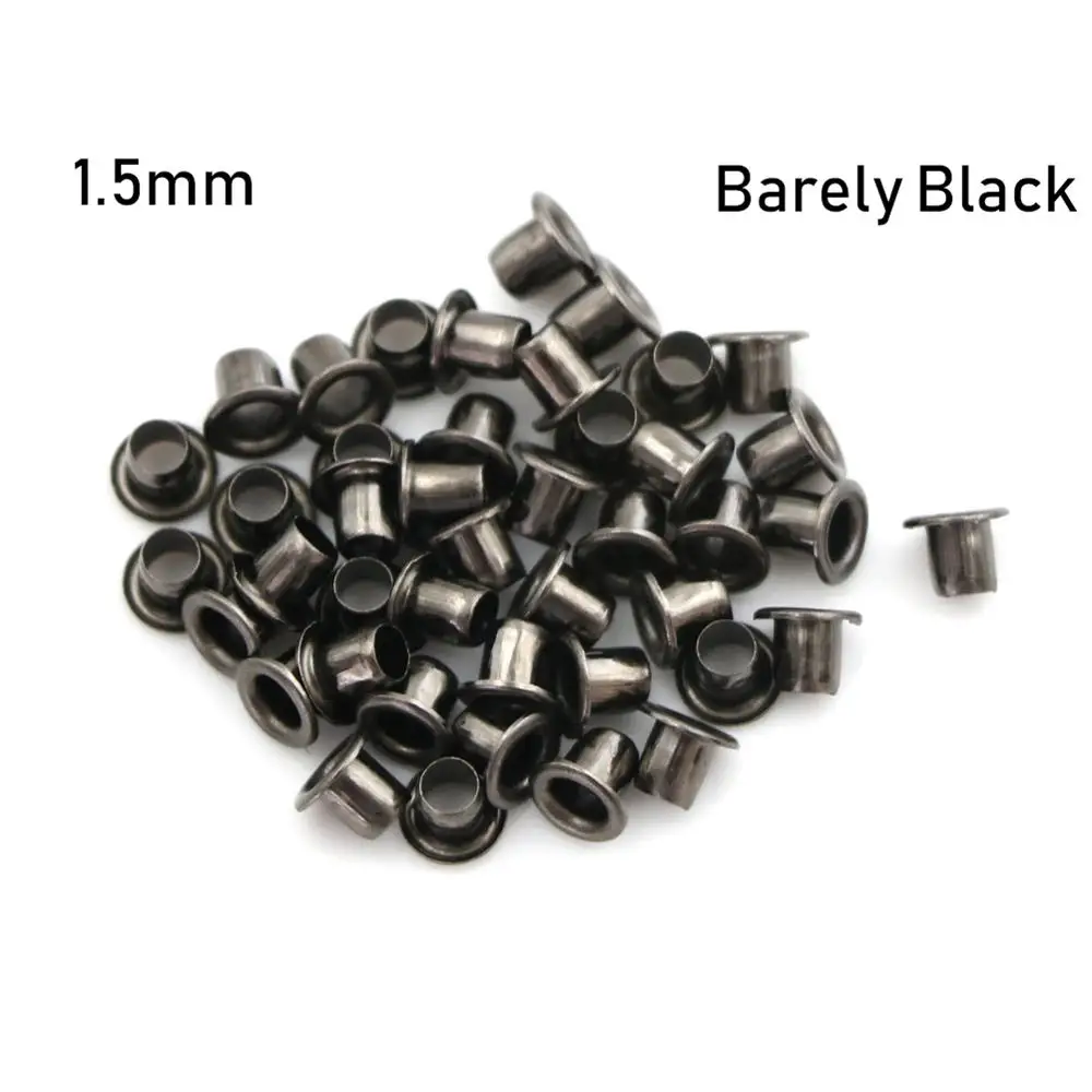 50Pcs Mini Eyelet Buttons for DIY Doll Belt Buckles Metal Buckle Snap Button Bag Shoes Clothes Sewing Accessories 1.5/2.0/2.5mm 8