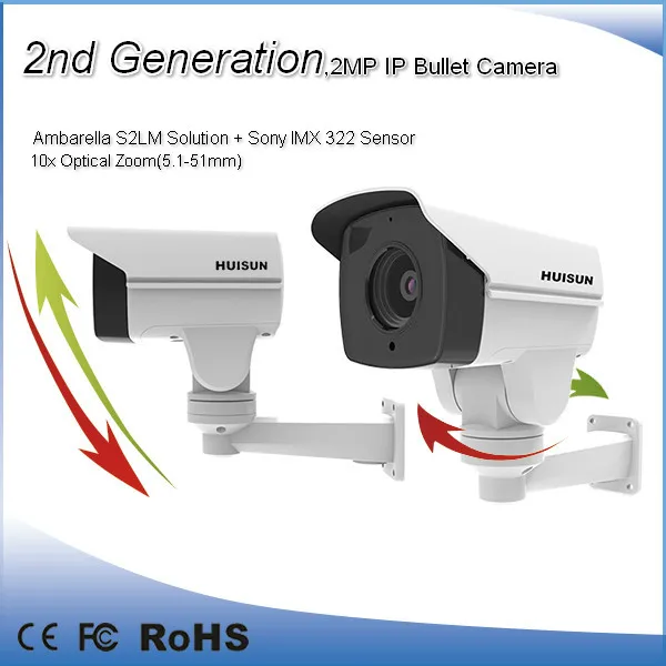 

2nd Generation 2.0MP HD IR Mini CCTV PTZ Camera With Alarm and Audio , Sony Sensor security Camera