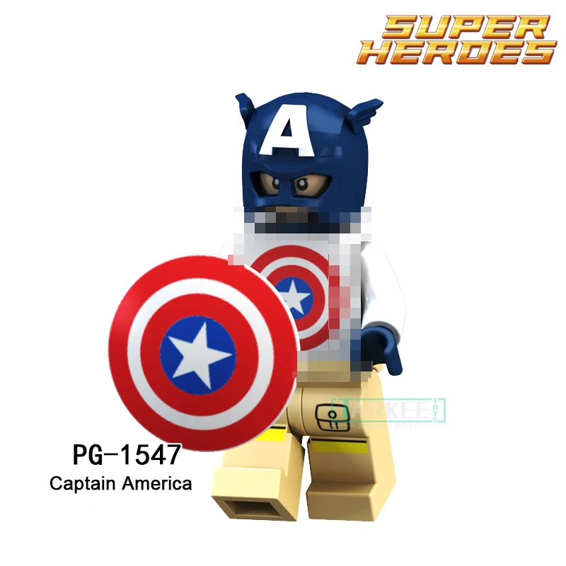 Bausteine Super Hero Captain America Building Blocks Spielzeug Baukästen Modell 