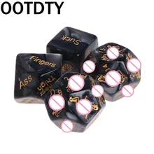4 Pcs Fun Acrylic Dice Love Dice Sex Dice Erotic Dice Love Game Toy Couple Gift mini dice 50 pack
