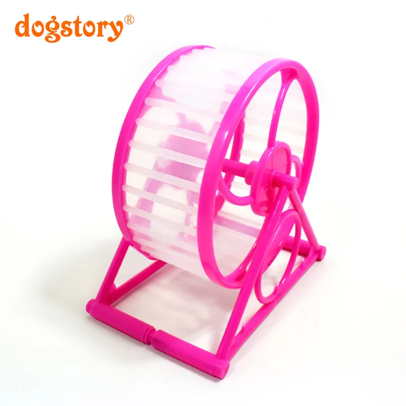 New Cute Small Pet Hamster Sports Running Wheel Hamster Cage