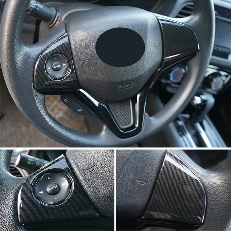 Внутренняя наклейка из углеродного волокна для Honda чехол рулевого колеса