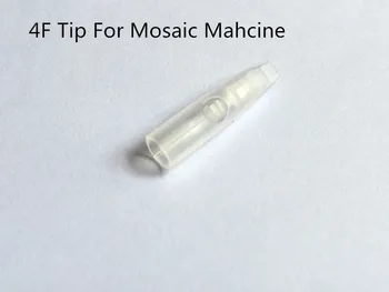 

Fresshipping 50Pcs/Lot Clear 4F Tattoo Needle Tips For Permanent Makeup Taiwan Mosaic Tattoo Machine