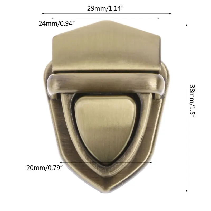 THINKTHENDO 1 шт. поворотные замки Поворотный замок DIY металлическая застежка сумка на плечо кошелек Аксессуары для сумок металлические пряжки
