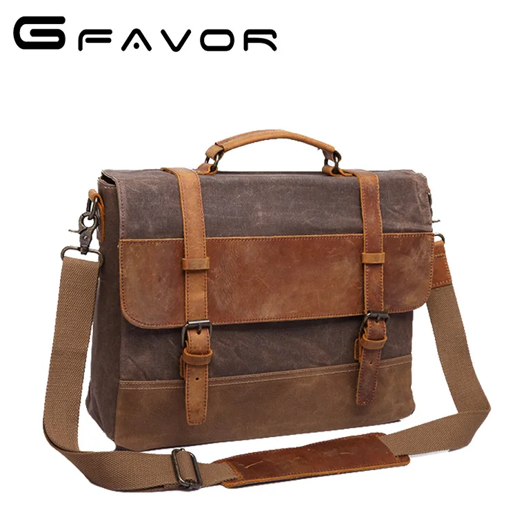

032518 new hot man canvas vintage messenger bag