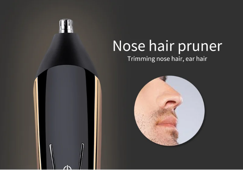 8 In 1 Men's Precision Hair Trimmer Hair Clipper Shaver Body Groomer Beard Stubble Trimer Face Shaving Machine Head Trimming 40D