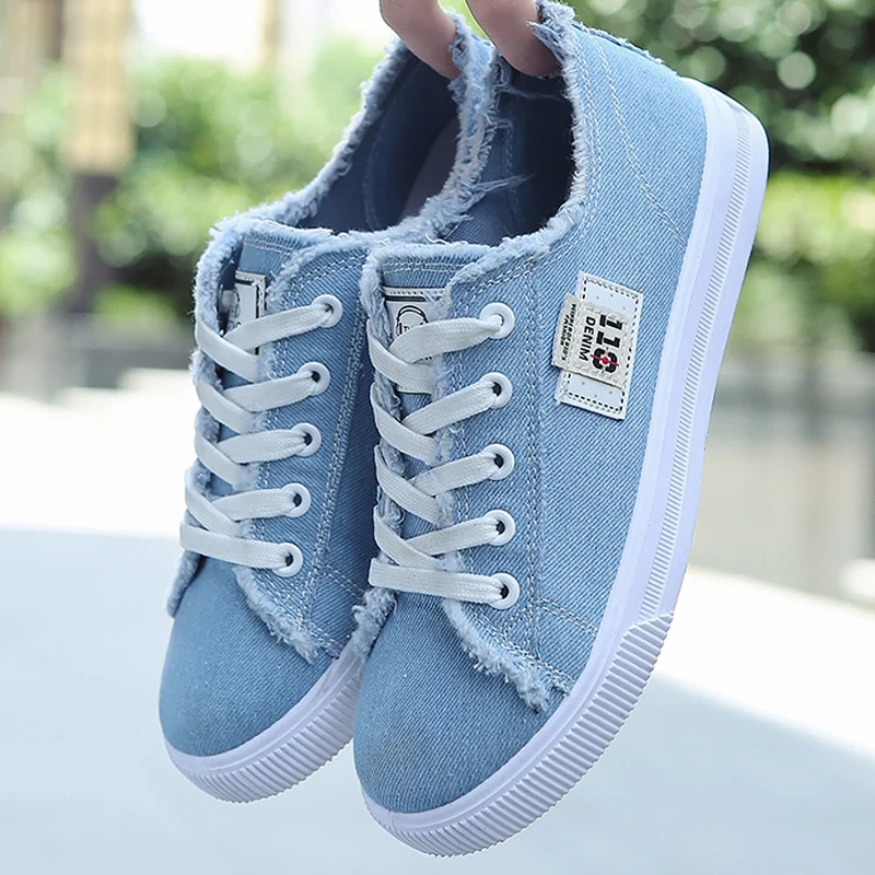 

Women Canvas shoes Sneakers 2019 Hot Solid Lace-up Superstar Shoes for Girls Non-slip Size 35-39 Zapatillas mujer