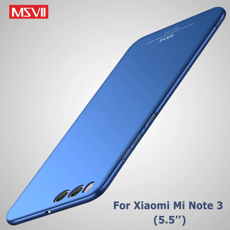 

Xiaomi Mi Note 3 Case Original Msvii Silm Cases For Xiaomi Mi Note 2 Case Xiomi Note3 Note2 PC Cover for Xiaomi Note 3 2 Cases