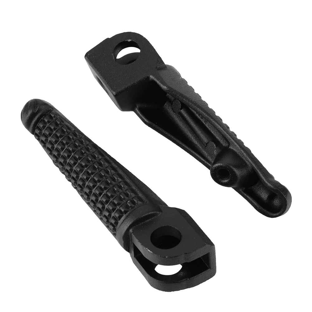 1 пара moto rcycle Передней Подножки для ног для KAWASAKI ZX-6R ZX-7R ZX-9R ZX-10R ZX-12R Z1000 Алюминий черный pedane moto