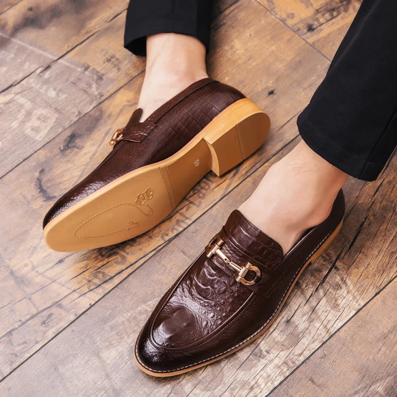 wooden sole formal shoes