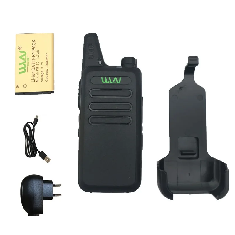 2 шт. Walkie Talkie WLN KD-C1 детская мини-радиостанция Ham CB UHF400-470MHz КВ трансивер Woki Toki USB зарядное устройство BAOFENG BF-T1