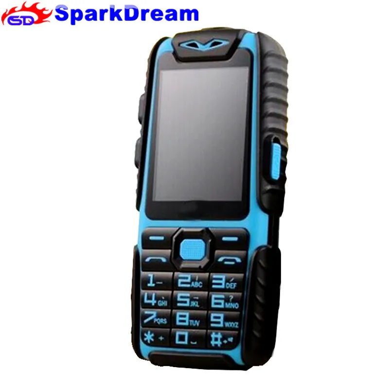 

WaterProof A6 Rugged Power Bank Phone With 2.4" TFT Shockproof Loud Speaker Strong Flashlight Dual SIM Senior Outdoor Phone