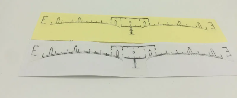 10 шт одноразовые большие линейки для бровей, аксессуары для микроволокна, измерительный знак, Перманентный макияж, наклейки, тату, набор инструментов