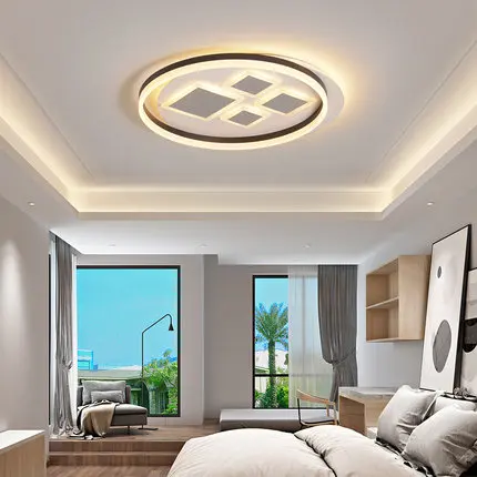 

LED Modern Iron Acryl Round Lamparas De Techo Ceiling Lights.LED Ceiling Light.Ceiling Lamp For Foyer Bedroom