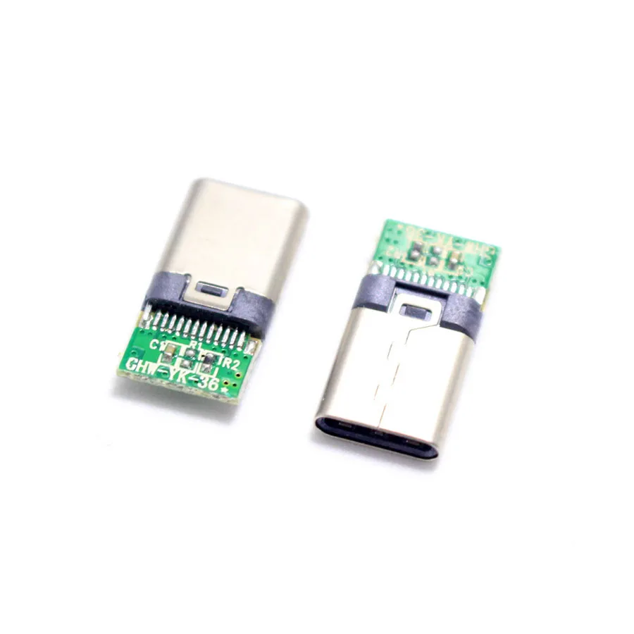 10 шт. сделай сам OTG Φ штекер для сварки разъем USB 3 1 типа C с печатной платой