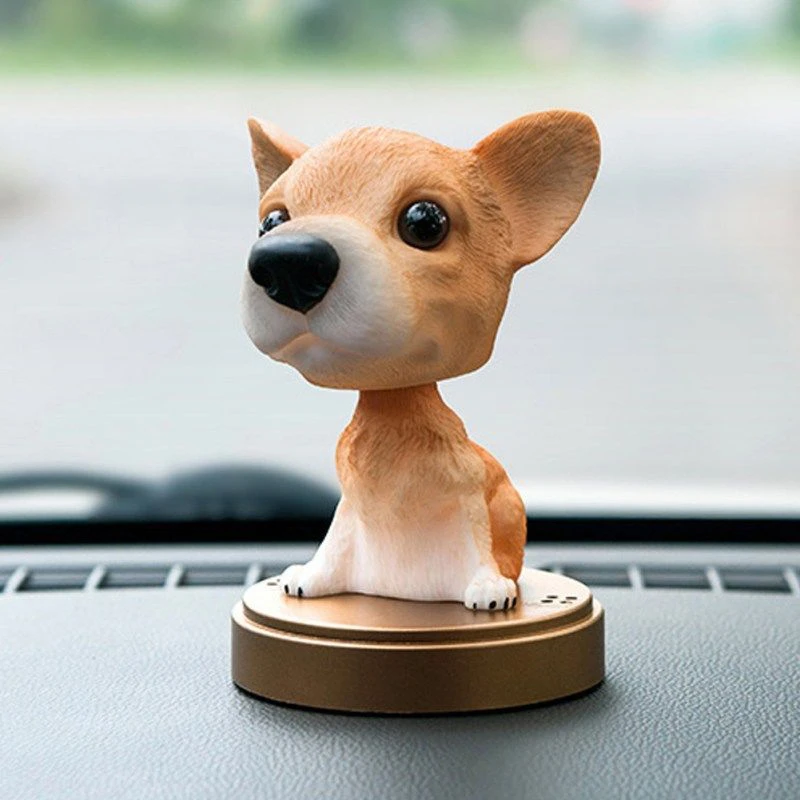 New Cute Nodding Dog Perfume Ornament Car Dashboard Decor Air Freshener Diffuser New