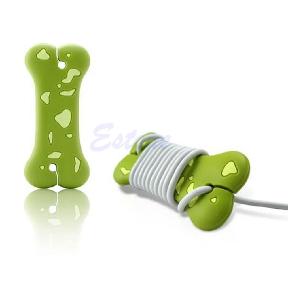 

1 PC Cute Cartoon Dog Bone Cord Cable Wrap Manage Headphone Earphone Winder Organizer
