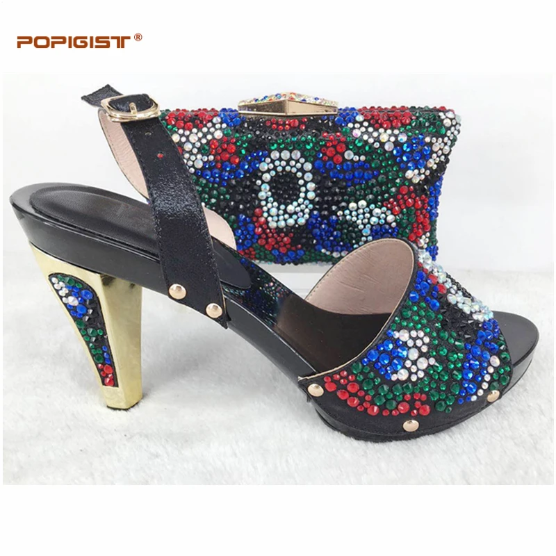 high heels with stones